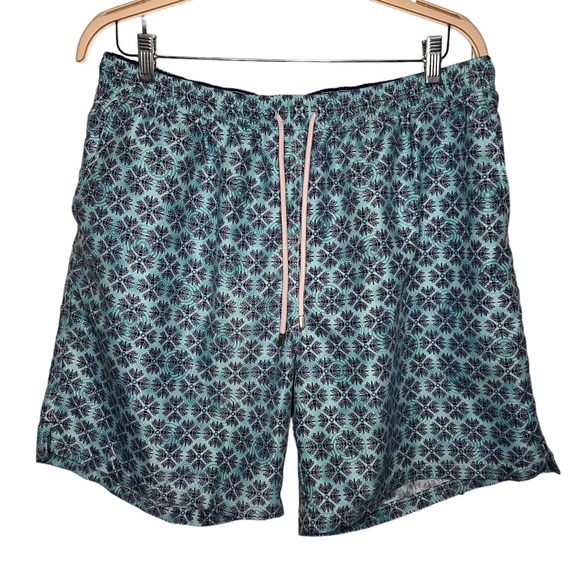 Peter Millar Seaside Collection Patterned Swim Trunks Size XXL - Picture 1 of 3